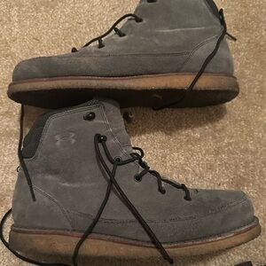 Only worn once under armor high top